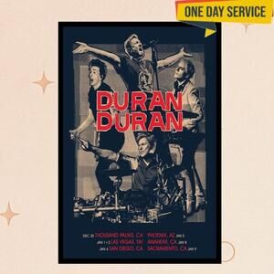 Duran Duran December January Show Poster